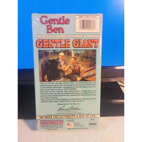Gentle Ben Gentle Giant VHS 1967- Full Length Family Movie - Ron Howard - Sealed - Picture 2 of 3